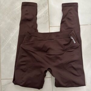 Dfyne Vision Brown Leggings - Size Medium
